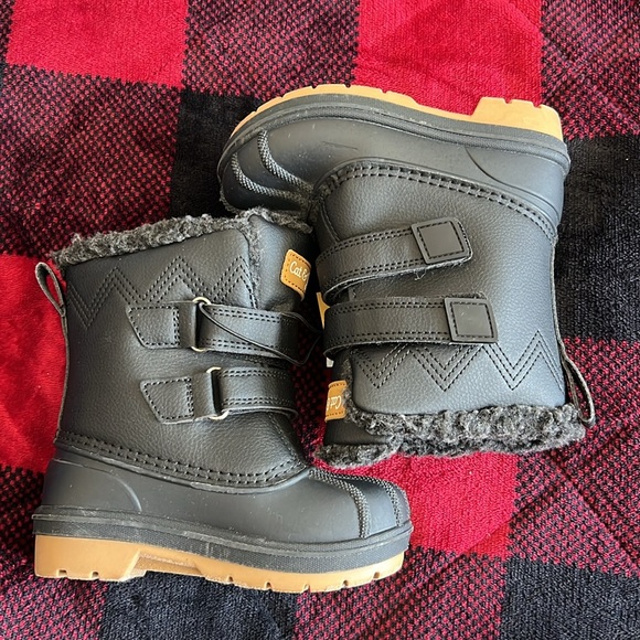 NWT🤩 Cat 🐱 & jack black Denver winter snow rain boots! Waterproof warm - Picture 4 of 6